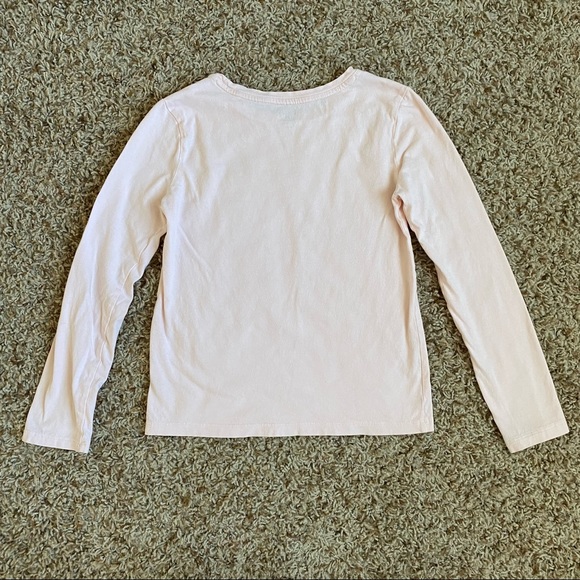 Gap Kids Pink Heart Emoji Faces Long Sleeve Tee - Picture 5 of 7